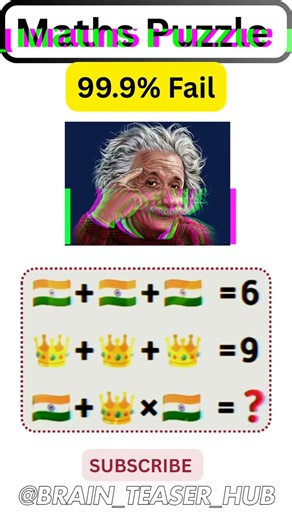 Only genius mind can answer part-284 #maths #solution #geniune #puzzle