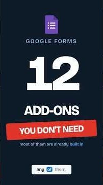 Best Google Forms Add-Ons in 2026 (You Won't Need Most)