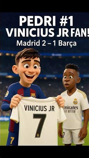 PEDRI #1 VINICIUS JR FAN! Real Madrid 2 - 1 Barcelona