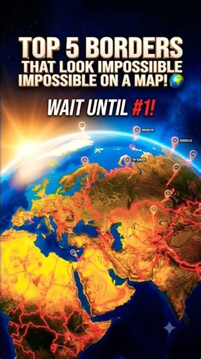 🚨 5 Borders That Look Impossible on a Map! 🌍 (But They're 100% Real) ‪@OMGUSAAi‬