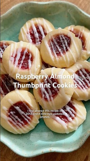 Raspberry Almond Thumbprint Cookies | Sally's Baking