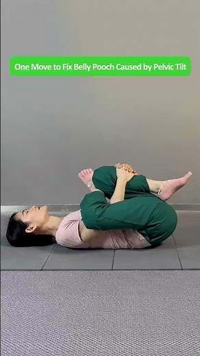 Fix Belly Protrusion Fast by Correcting Pelvic Tilt with This Easy Daily Routine