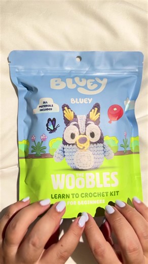 18K views · 952 reactions | Bluey fans, this one’s for you! Crochet kits with everything you need — easy, fun, and beginner-friendly! | The Woobles | Facebook