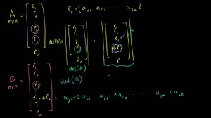 Determinant after row operations