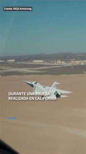 Avión X-59 de la NASA rompe barrera del sonido