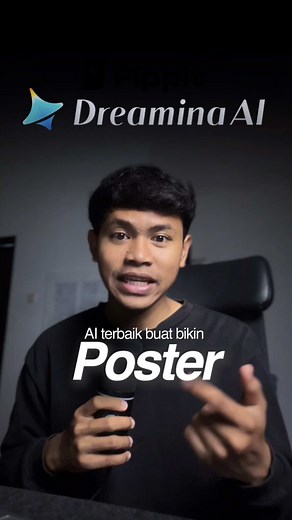 INI AI TERBAIK BUAT BIKIN POSTER!? 🧐🔥 Yapp, semua poster yang kalian lihat di video ini, Aku bikin pake Dreamina AI, tinggal ketik prompt sederhana, langsung jadi poster kece dengan teks rapi, layout elegan, dan kualitas 2K HD. Nggak cuma itu, hasilnya bisa langsung diedit di Dreamina tanpa harus pindah-pindah platform. Super simpel, bahkan buat pemula! Bonusnya, ada kredit gratis setiap hari buat kalian yang mau coba. Komentar “Dreamina” sekarang biar aku kirim link dan promptnya! #Dreamina #