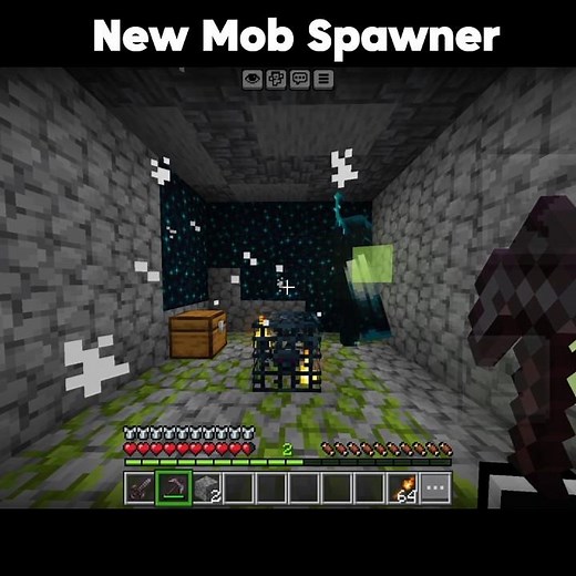 new mob spawner #minecraft #spawner #new