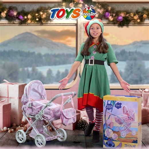 Carrozzina, passeggino e culla… tutto in uno! 💫 Con la carrozzina di Stitch e Angel, porti a spasso le sue bambole preferite: il regalo perfetto per le piccole mamme dal cuore grande! Scopri questo e altri giochi imperdibili nel Catalogo di Natale: https://www.toyscenter.it/prodotto/carrozzina-3in1-disney-stitch/ #toyscenter #imperdibili | Toys Center Italia