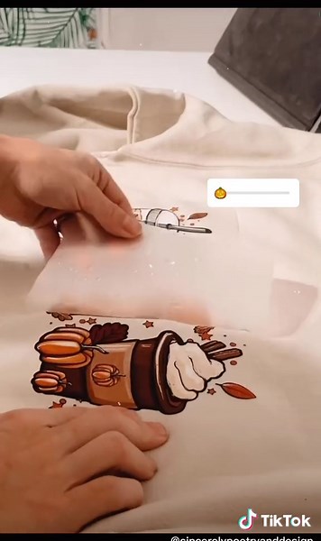 I felt a breeze today you know what that means.. SWEATER WEATHER! Make a cute fall sweater with me! ❤️ #fallfashion #fallsweater #howtomakeasweater #tshirtbusiness #fallaesthetic #howtosublimate #dtdorints #directofilmtransfers #tshirtmaking #packanorderwithme