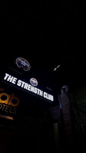 Signage Studio on Instagram: "Bright. Bold. Built for visibility. Strength Club’s identity, powered by Signage Studio💡✨"