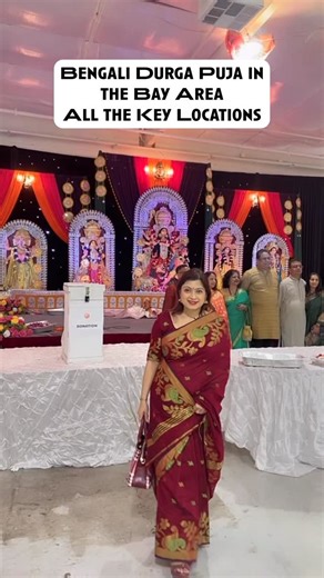 ✨ Durga Puja in the Bay Area 2025 ✨ Durga Puja is a major Indian festival, celebrated with grandeur by Bengalis from West Bengal in eastern India. This fall, the Bay Area hosts several community celebrations—here are the communities, dates, and venues so you can experience it up close: 📍 Fremont Hindu Temple (Vedic Dharma Samaj) — Sept 21–Oct 2 Venue: 3676 Delaware Dr, Fremont 📍 Prothoma — Sept 26–28 (Mahalaya: Sept 21) Venue: HUSD Performing Arts Center, 2390 Panama St, Hayward 📍 Pashchimi —
