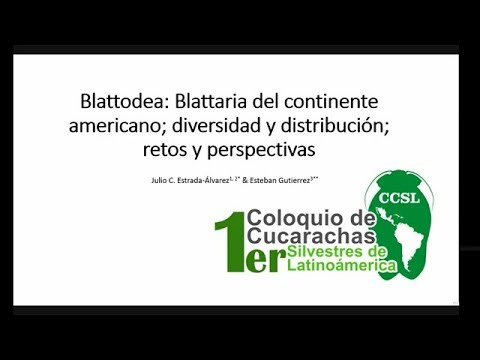 Blattodea del continente americano. Estrada-Álvarez & Gutiérrez.