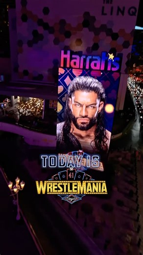 WWE on Instagram: "LET’S GOOOOOOOOOO! #WrestleMania is here! 📺: 7ET/4PT Streaming exclusively on @peacock in the U.S. and @netflix internationally."