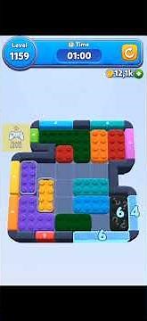 Color Block Jam Level 1159 Solution Walktrough