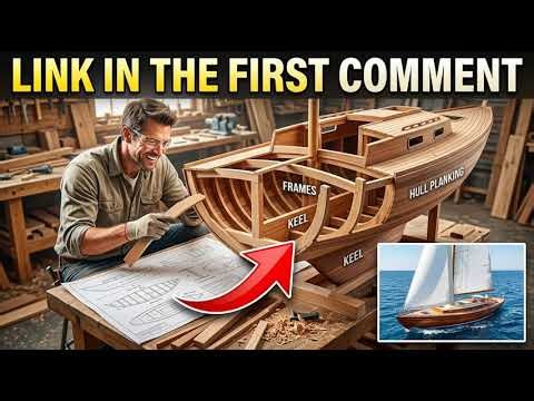 I Built a Sailboat from Scratch with DIY Plans – The Launch Was Insane