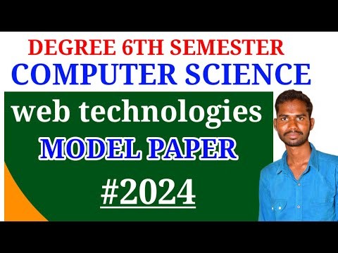 Degree 6th Semester Computer Science Model Paper Important Questions 2024