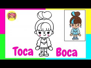 How to Draw Toca Boca,Toca Life World Drawing Tutorial