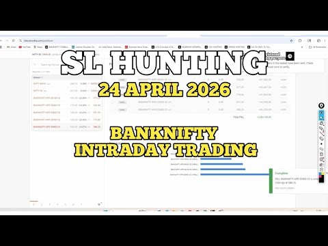 Banknifty SL HUNTING Trade | 24 APRIL 2026