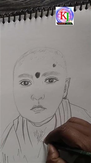 how to draw simple baby sketch drawing and painting