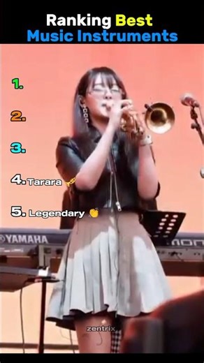 Ranking Best Music Instrument 🎸 🎷#ranking #musical #best #instrument