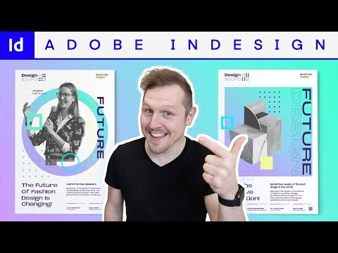 DYNAMIC Poster Layout | Design Tutorial | Adobe InDesign