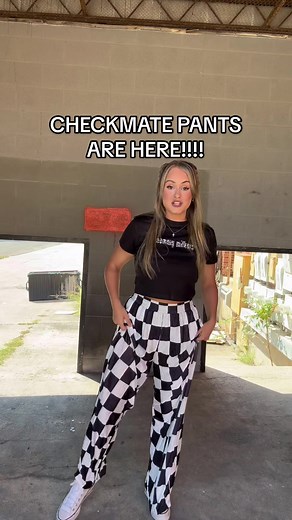 Checkered Wide Leg Pants - A Must-Have Statement Piece