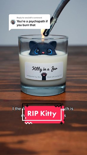 Replying to @sessie0 RIP kitty candle #candlelovers #catloversclub #candletiktok🕯