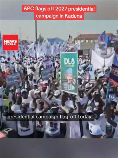The All Progressives Congress (APC) has brought together party members and supporters in Kaduna State for the official flag-off of its 2027 presidential campaign, marking a major campaign event as Nigeria prepares for the general elections. #NigeriaDecides2027 #APC #Kaduna #NigeriaPolitics #Election2027