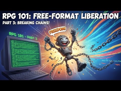 RPG 101 - 4 - Finally stepping up to a modern RPG Free Format Layout