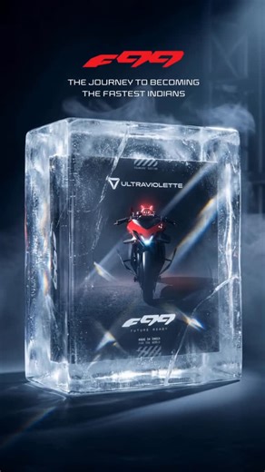 Ultraviolette on Instagram: "The F99 Limited Edition Collectible - Drops today at 4PM IST. . . #F99 #thefastestindian #breakingrecords"