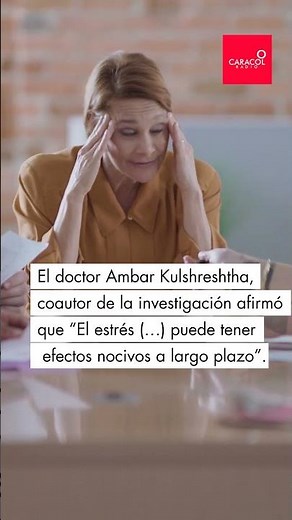 Según estudio, así afectaría el estrés a su cerebro | Caracol Radio