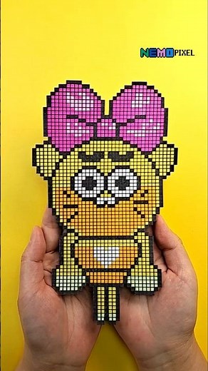 Battle Kitty Pixel Art 🐱⚔️ #BattleKitty #PixelArt #Animation #CuteArt #FighterKitty #drawing