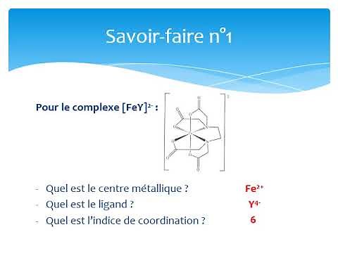 CHIMIE - PCSI - les complexes - partie 1 - Présentation générale