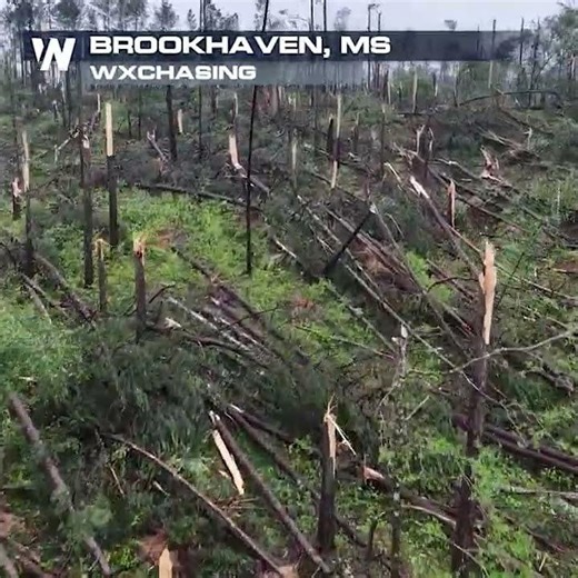 Long Track Tornado Travels Nearly 70 MILES - Devastates Southern Mississippi
