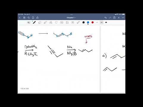 Alkyne Reaction Synthesis Practice Problems