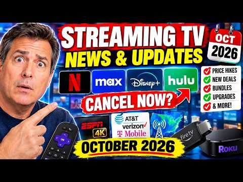 October 2026 Streaming TV Big Changes: (Disney+, Hulu, Firestick, Merger