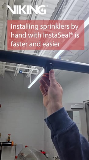 Viking Group, Inc. on Instagram: "Work smarter with InstaSeal®. No wrench, no tape and no pipe dope. Just fast and easy installation by hand. Learn more about our InstaSeal technology with the link in our bio! #instaseal"