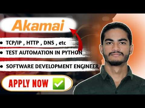 Akamai Hiring Software Development Engineer in Test (SDET) | Bangalore | QA & Automation Jobs