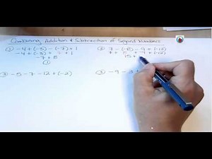 Combining Additions and Subtraction Signed Numbers