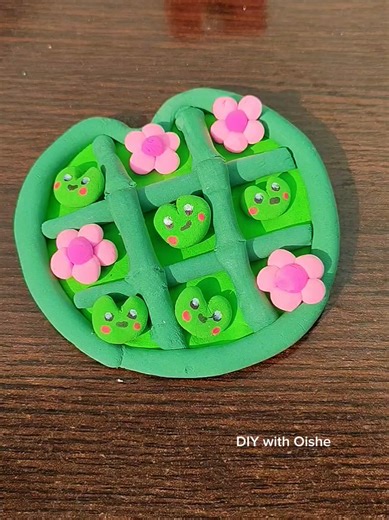 DIY Clay Tic Tac Toe Game Craft for Fun Family Nights