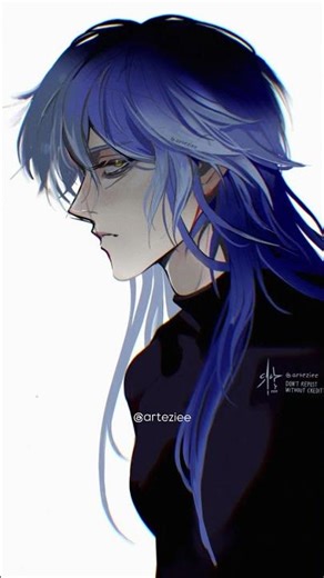 Flins fanart (I uploaded from my insta acc) #flins #flinsgenshin #genshinfanart