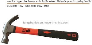 [Hot Item] Claw Hammer with Fishscale Plastic Coating Handle