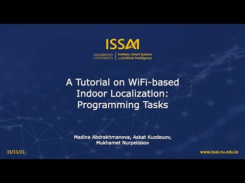 A tutorial on WiFi-based Indoor Localization: Programming Tasks