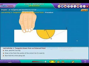 Tangents Draw from an External Point | Class 10 Maths | Digital Teacher | #10thclassmaths #maths