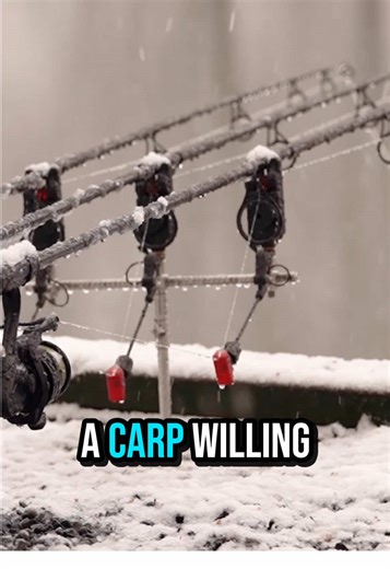 Winter Carp Fishing Adventure in Snowy Holland