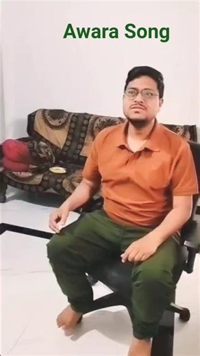 Raja patle # Awara song 🎸🎤 #songlyrics Like,subscribe and share