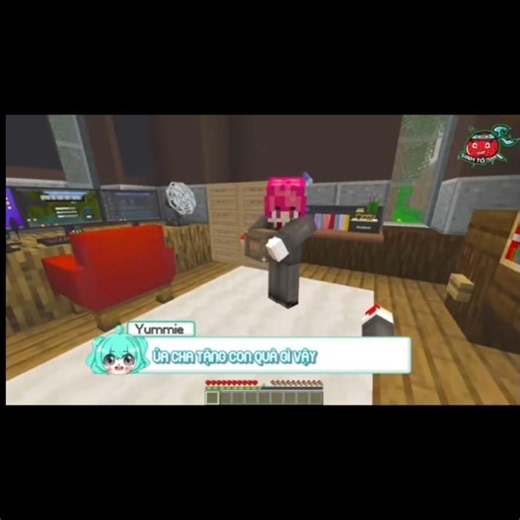 A surprise gift from H1h4 for his daughter #minecraft #edit #viral