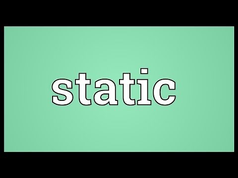 Static Meaning