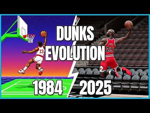 DUNKS EVOLUTION IN BASKETBALL VIDEO GAMES [1984 - 2026]
