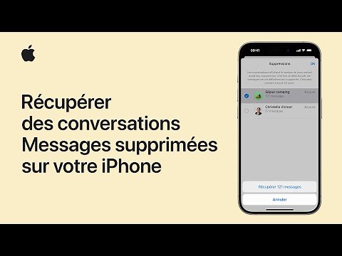 Récupérer des conversations Messages supprimées sur votre iPhone | Assistance Apple